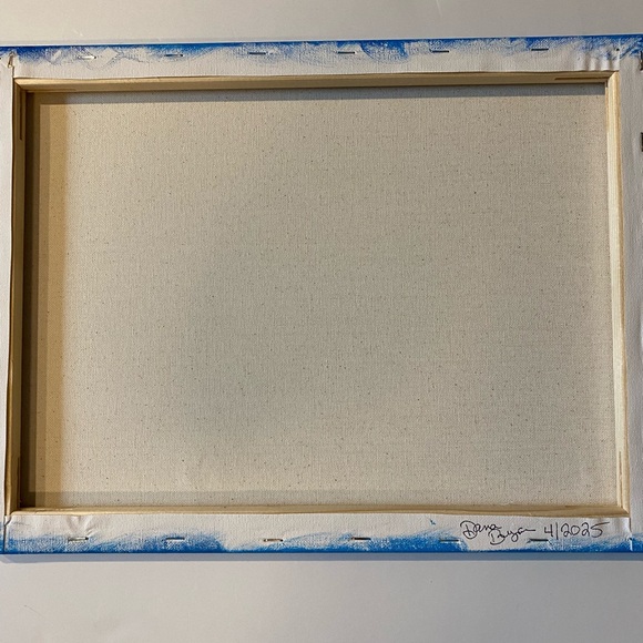 Under the Sea Original Fish Painting 16” x 12” Handmade Home Decor Art - Picture 11 of 12